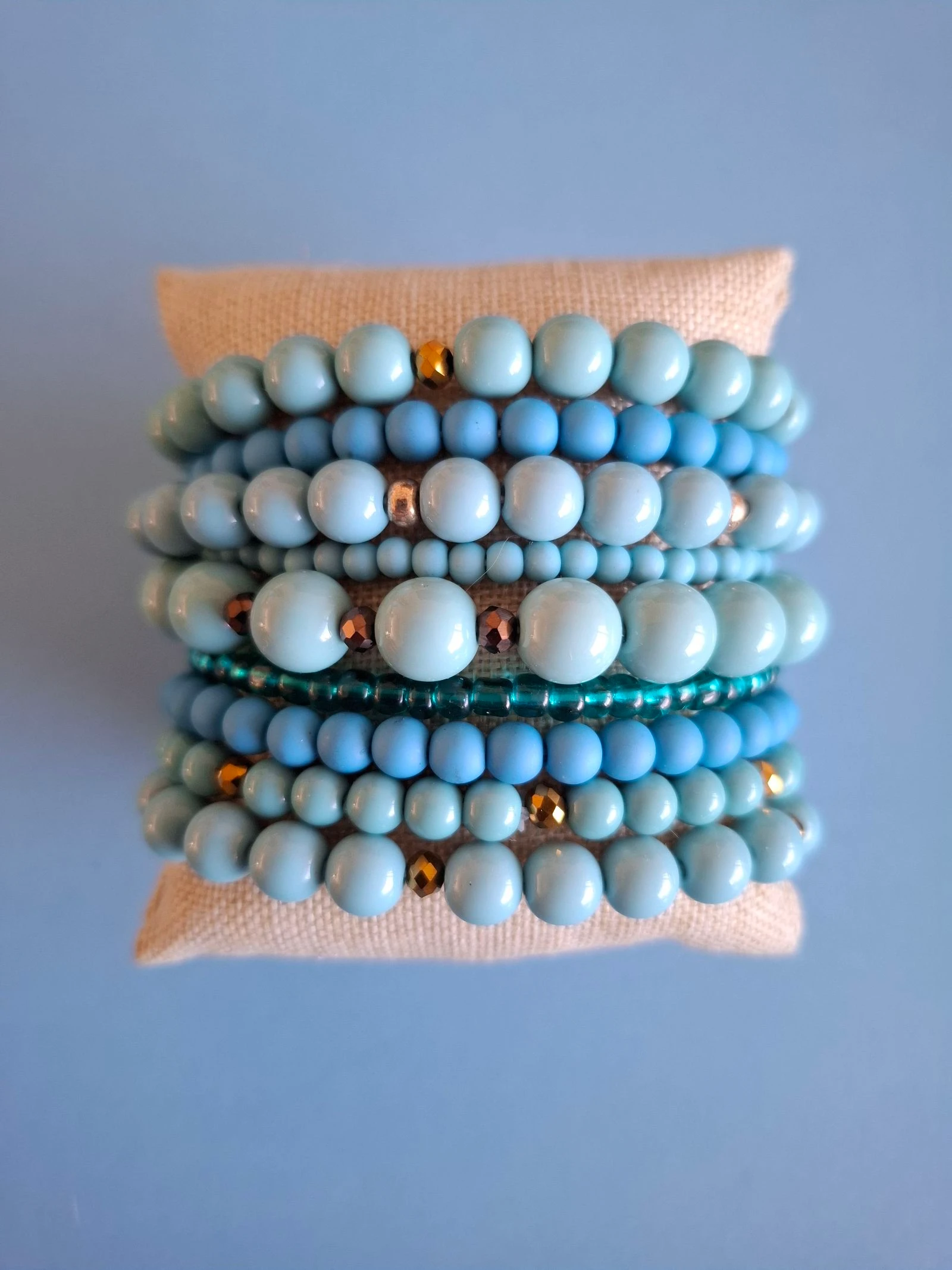 Armbandenset blauw 3